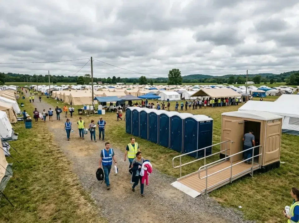 disaster-relief-camp-restrooms-010 — frequently asked questions, Dumpster & Portable Bathrooms Rental in Star City, WV